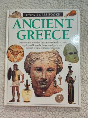 Eyewitness Books Ancient Greece Hardcover Stoddart Illustrated Reference Kids